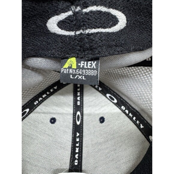 Oakley Aero Performance Trucker Cap Hat Blue Orange Gray Spellout Logo L/XL - Picture 4 of 5